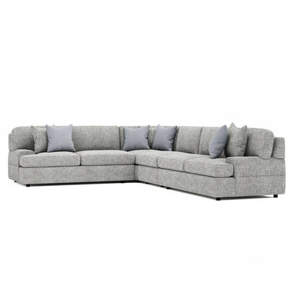 Serena Fabric Sectional – Modern Comfort with Timeless Style
