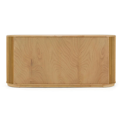 Kayce Modern Natural Oak 6‑Drawer Dresser with Wood Pulls