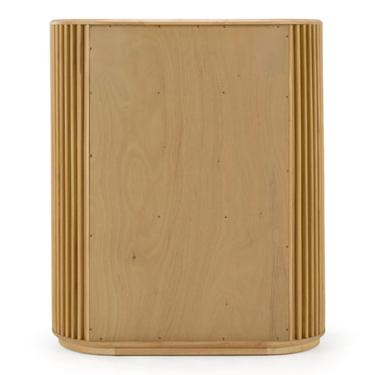 Kayce Modern Natural Oak 5‑Drawer Chest