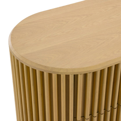 Kayce Modern Natural Oak 5‑Drawer Chest