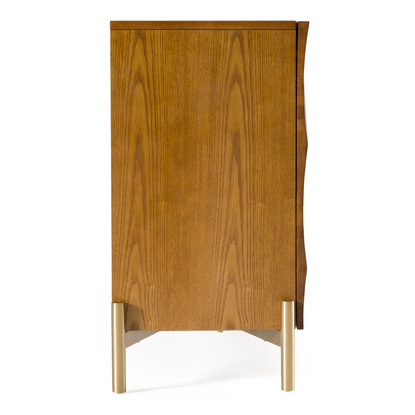 Killeen Gold and Walnut Four-Door Buffet