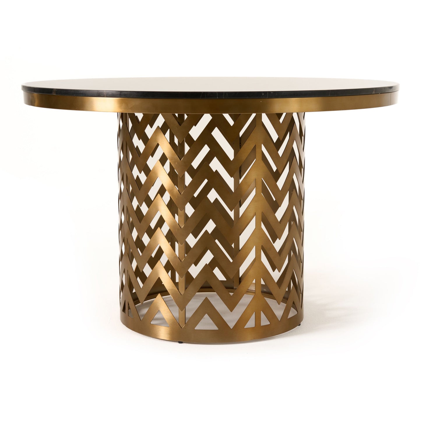 Kowal Glam Black Marble Dining Table