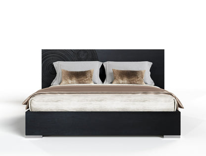Lamod Cirque Modern 4-Piece Bedroom Set – Black Ash Finish