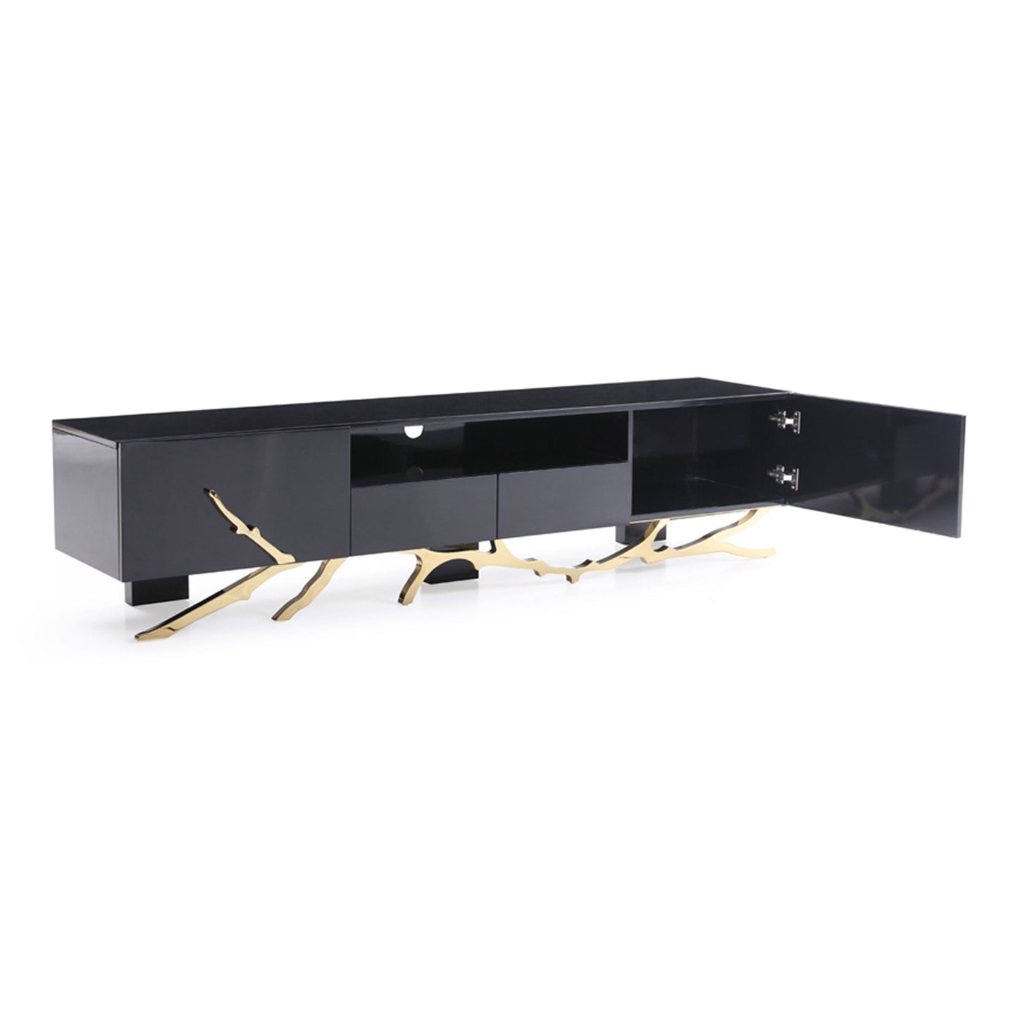 Legend Black and Gold TV Stand