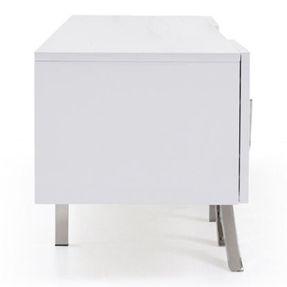Legend White TV Stand