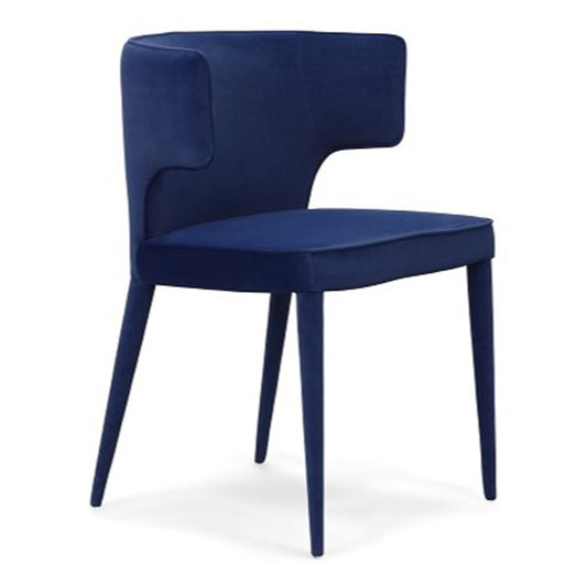 Lucero Blue Velvet Dining Armchair