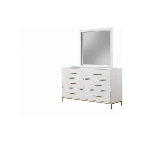 Madelyn Dresser & Mirror Set - Modern Elegance with Functional Storage