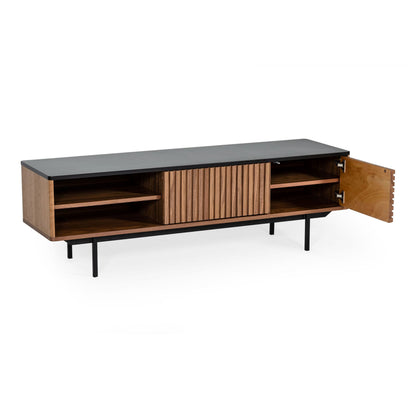 Maggie Walnut and Grey Media Console