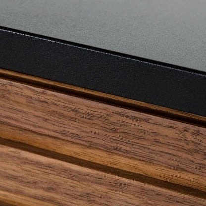 Maggie Walnut and Grey Media Console