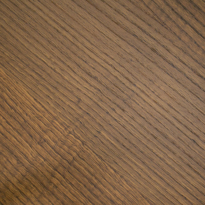 Modrest Marjorie Modern Walnut and Brushed Gold Rectangular Dining Table for Elegant and Contemporary Dining Spaces