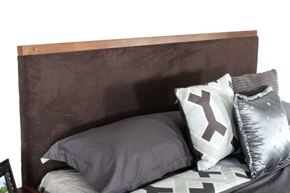 Marshall Brown and Walnut Bed