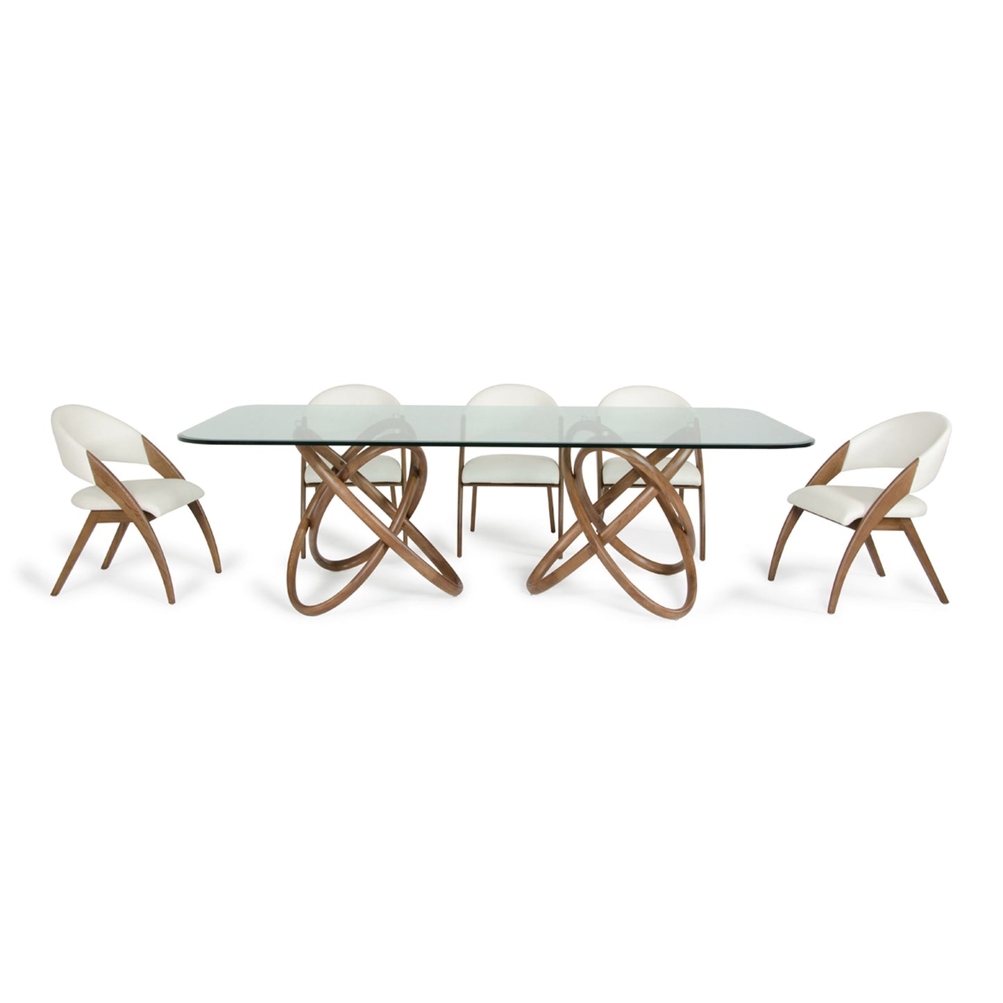 Mason and Lucas Walnut Dining Set
