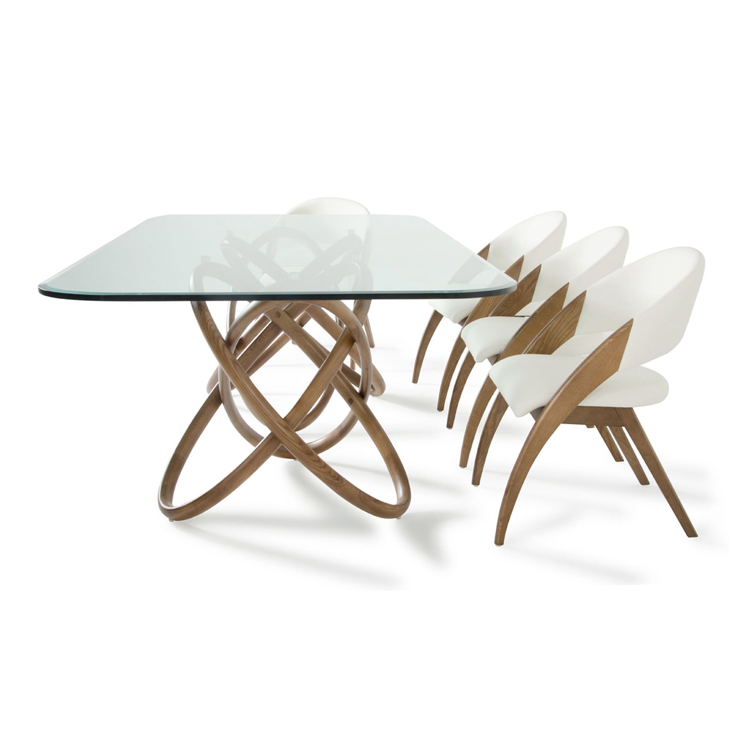 Mason and Lucas Walnut Dining Set