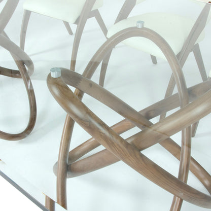 Mason and Lucas Walnut Dining Set