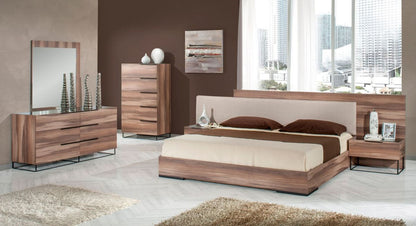 Matteo Italian Walnut Soft-Closing Drawers Dresser