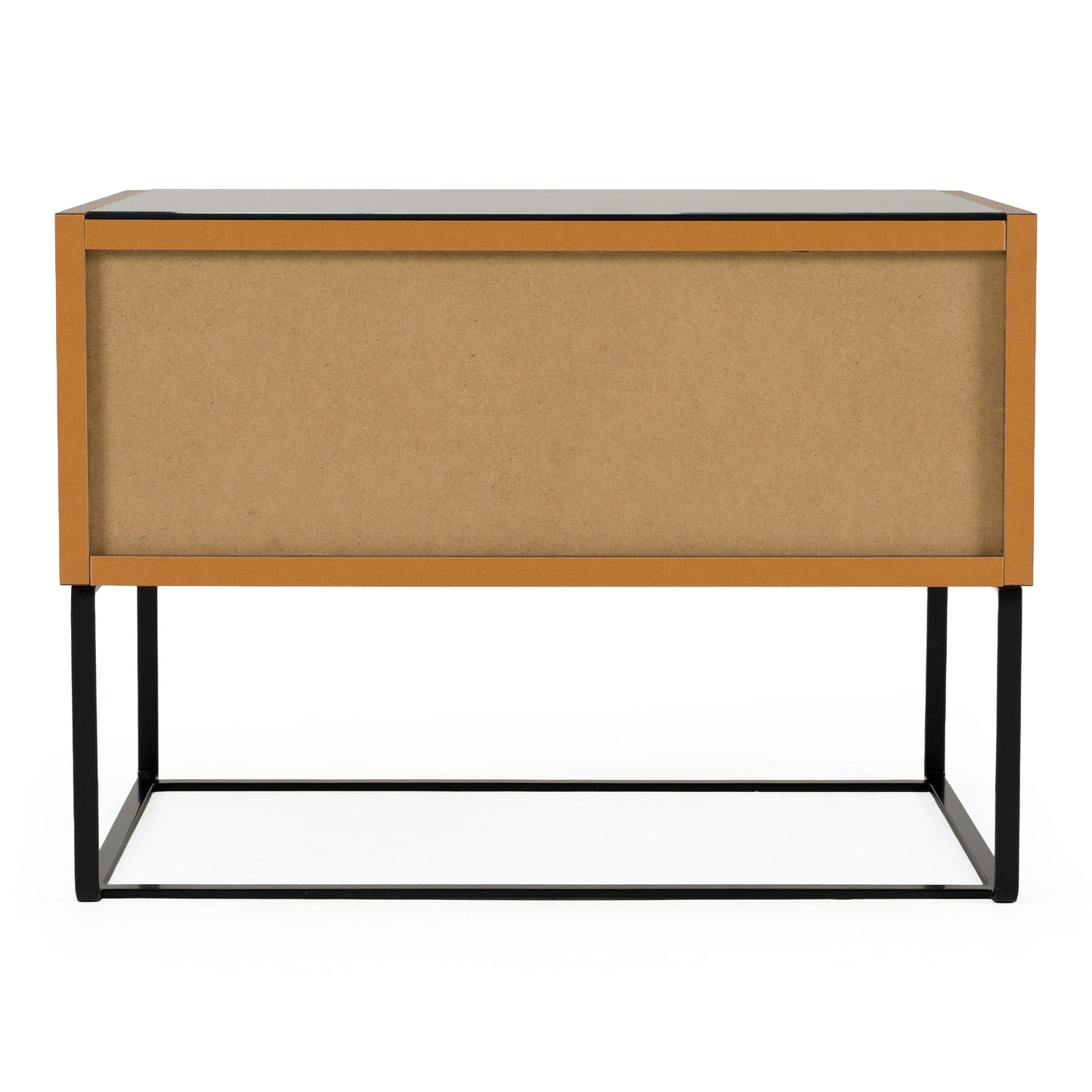 Matteo Italian Walnut with Fabric Bed and Nightstands