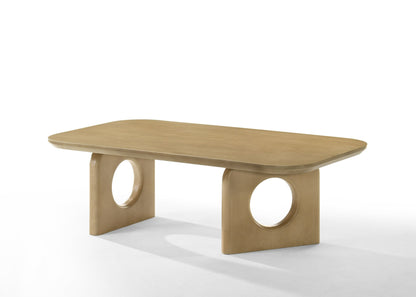 Nova Domus Oshana - Modern White Oak Coffee Table