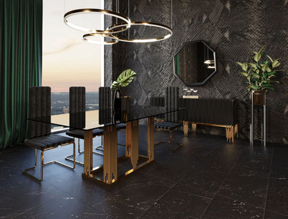 Token Black and Rose Gold Buffet
