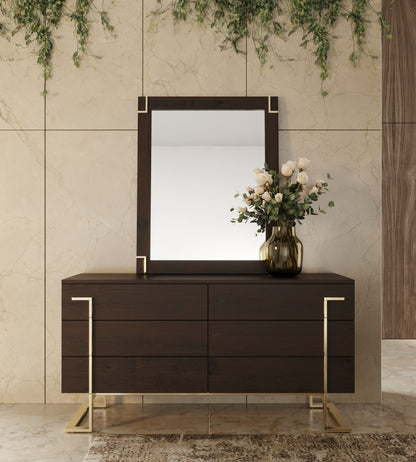 Moontide 6-Drawer Smoked ash Dresser