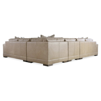 Lars Leather Sectional Sofa – Sleek, Spacious & Comfortable Seating