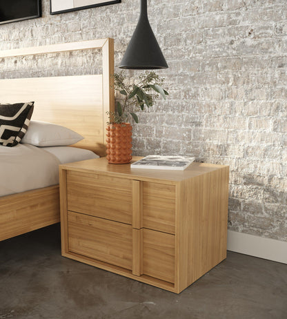 Nova Domus Berlin Modern Natural Oak Bedroom Set A Harmonious Blend of Natural Elegance and Contemporary Design for Sophisticated Bedroom Spaces