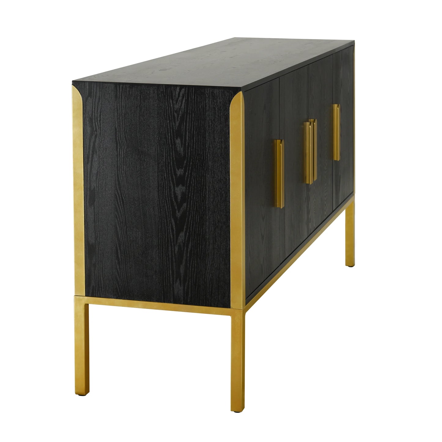 Norman Wyatt Home Encore 4 Door Wooden and Metal Sideboard