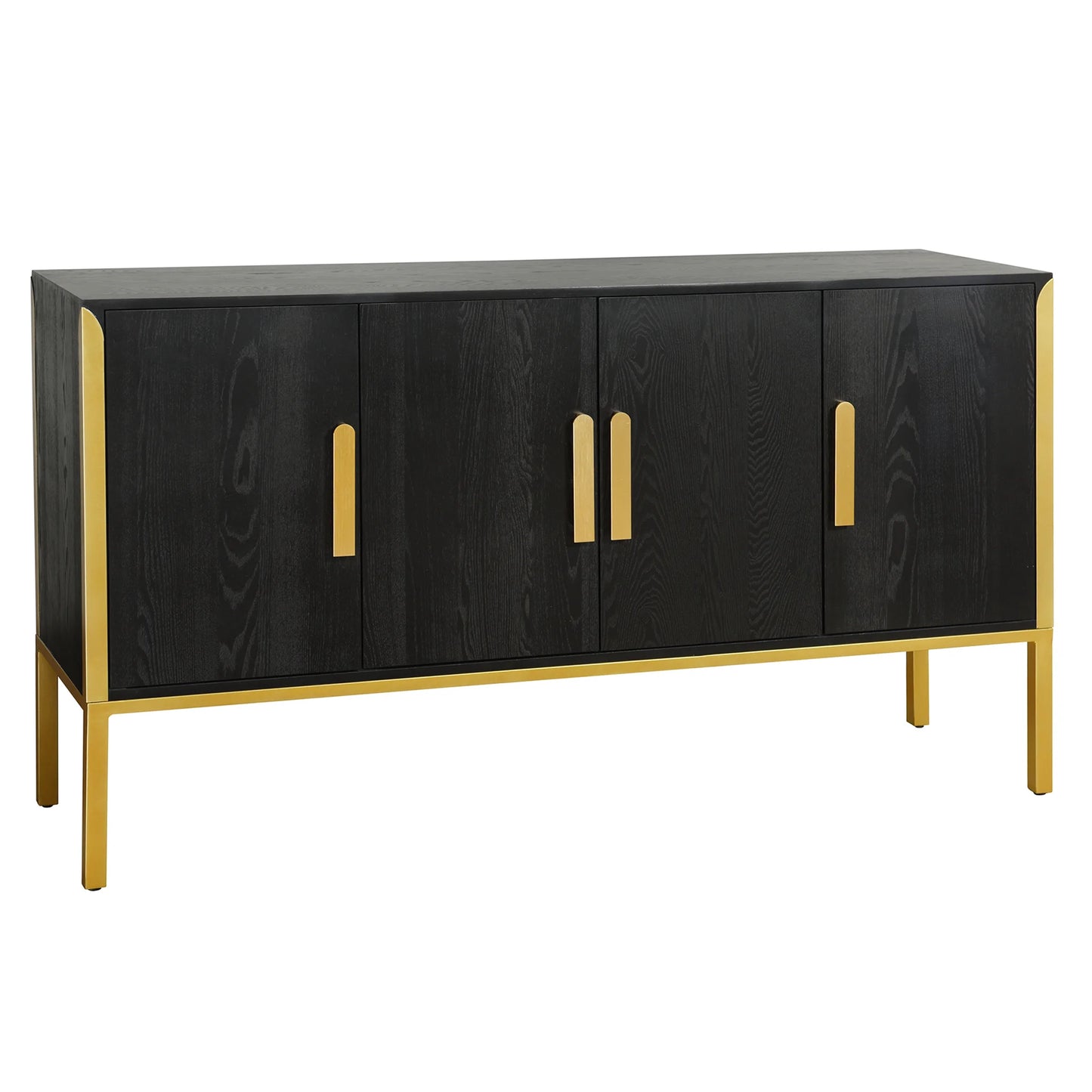 Norman Wyatt Home Encore 4 Door Wooden and Metal Sideboard