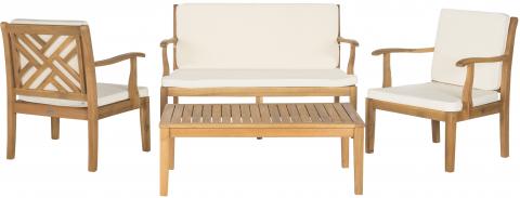 Bradbury 4-Piece Outdoor Living Set - Stylish Patio Furniture for Comfort & Durability