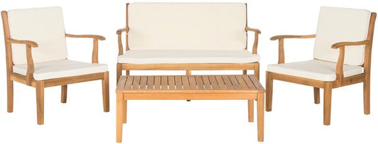 Del Mar 4-Piece Outdoor Set - Elegant Patio Furniture for Stylish Outdoor Living
