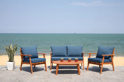 Deacon 4-Piece Outdoor Living Set - Comfortable and Stylish Seating for Relaxed Outdoor Spaces
