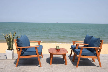 Deacon 4-Piece Outdoor Living Set - Comfortable and Stylish Seating for Relaxed Outdoor Spaces