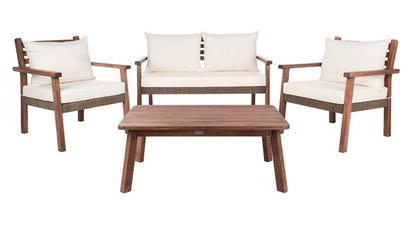 Reid 4 Piece Outdoor Living Set – Stylish & Durable Patio Furniture for Modern Outdoor Spaces