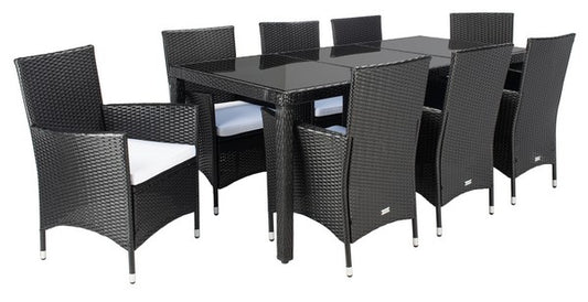 Hailee Outdoor Dining Set - Elegant & Sturdy Patio Dining Furniture for Alfresco Dining