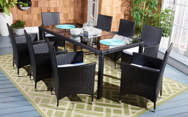 Hailee Outdoor Dining Set - Elegant & Sturdy Patio Dining Furniture for Alfresco Dining