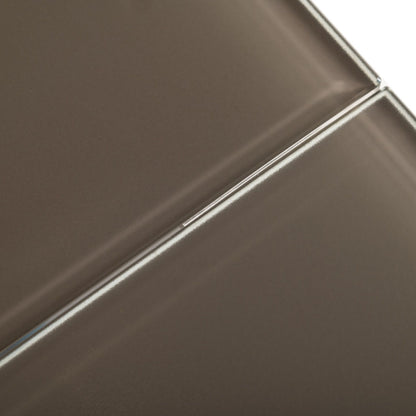 Pittson Extendable Grey Glass Dining Table
