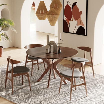 Prospect 47 Round Walnut Dining Table