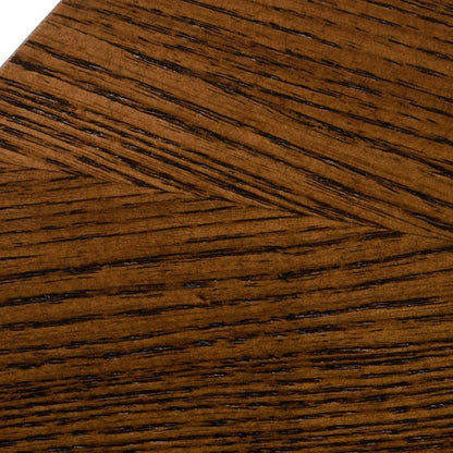 Prospect Oval Walnut Dining Table with Beveled Top and Solid Wood Base