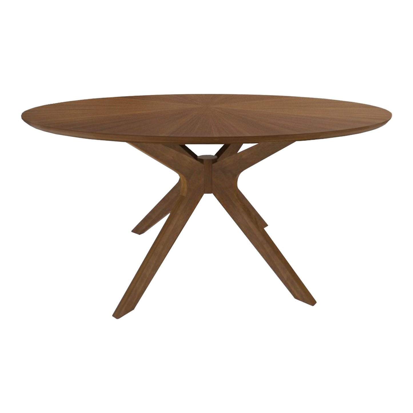 Prospect Large 59 Round Walnut Dining Table