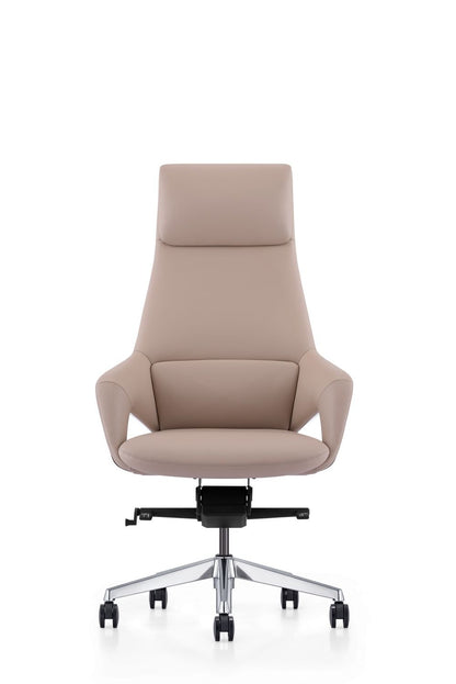 Modrest Prost Executive Office Chair – Modern High-Back Comfort in Sophisticated Beige