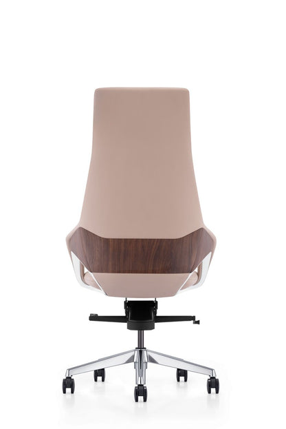 Modrest Prost Executive Office Chair – Modern High-Back Comfort in Sophisticated Beige