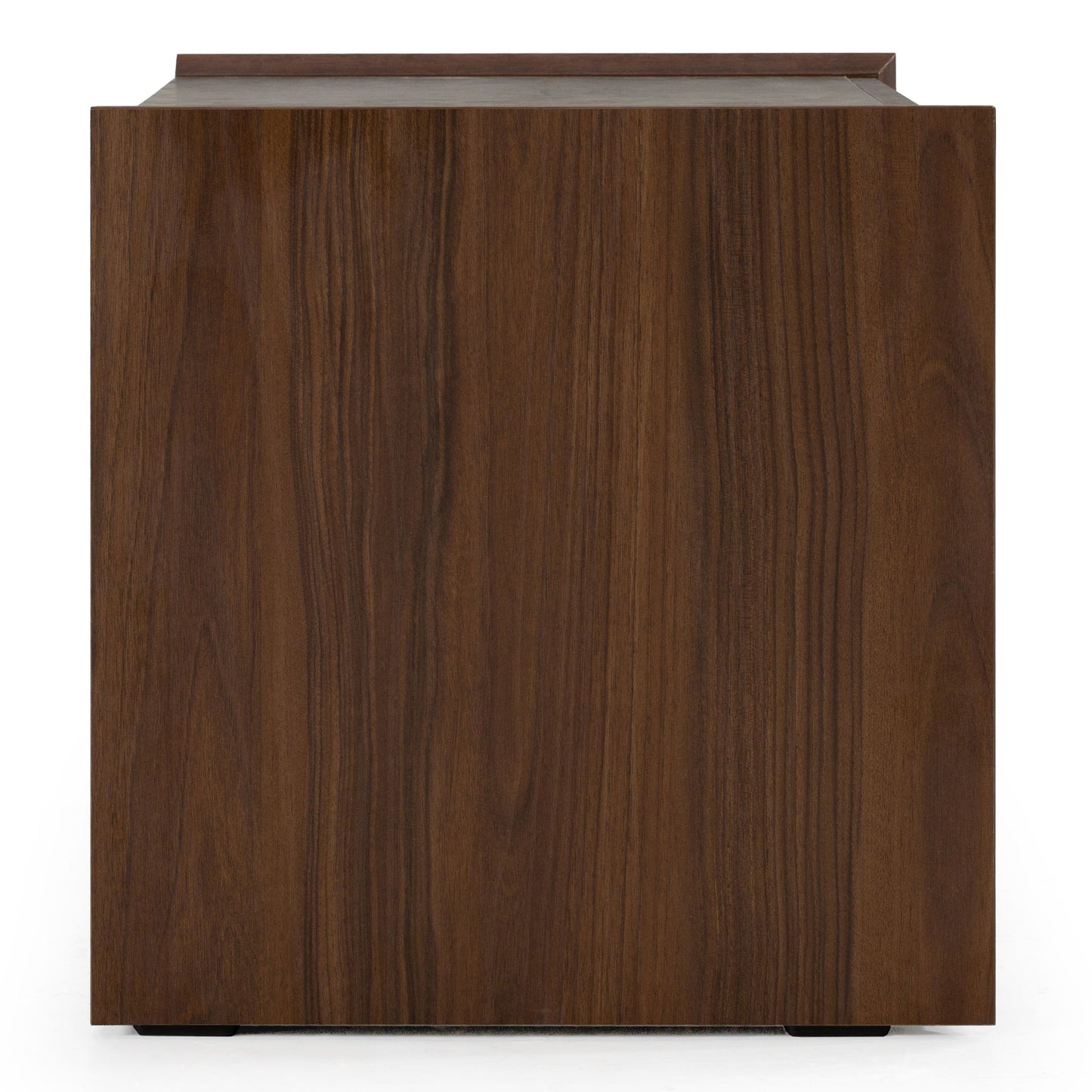 Rado Walnut and Stucco Nightstand