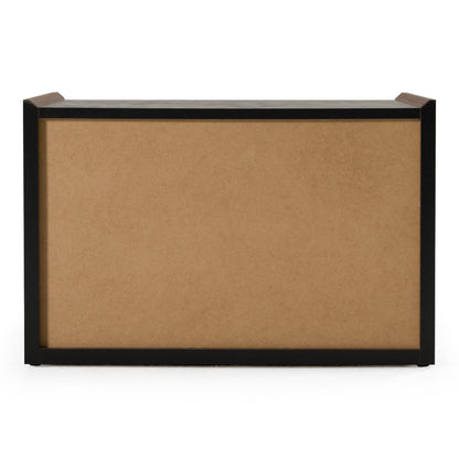 Rado Walnut and Stucco Nightstand