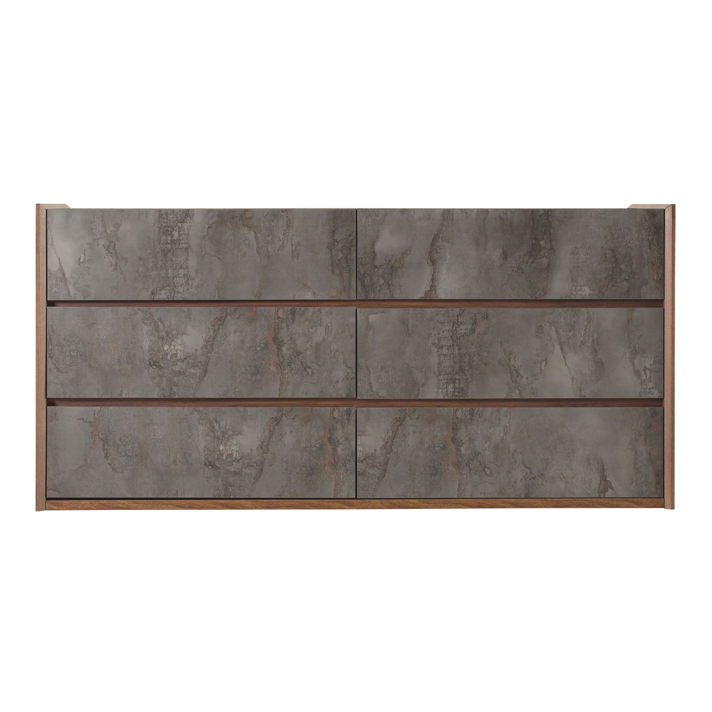 Rado Walnut and Stucco Horizontal dresser