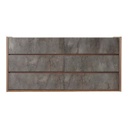 Rado Walnut and Stucco Horizontal dresser