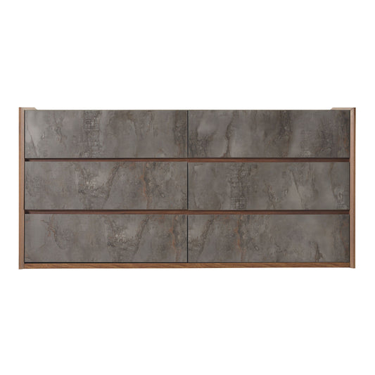 Rado Walnut and Stucco Horizontal dresser
