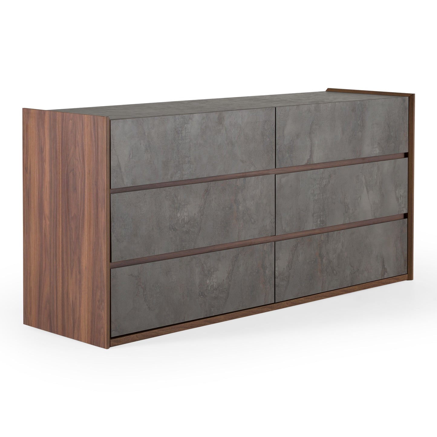 Rado Walnut and Stucco Horizontal dresser