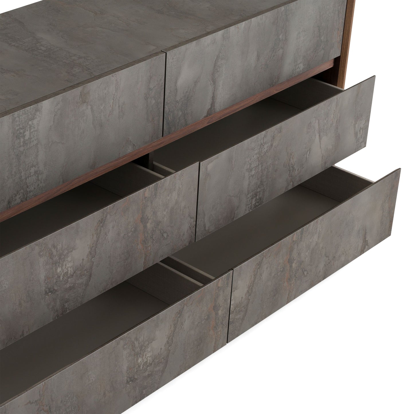 Rado Walnut and Stucco Horizontal dresser