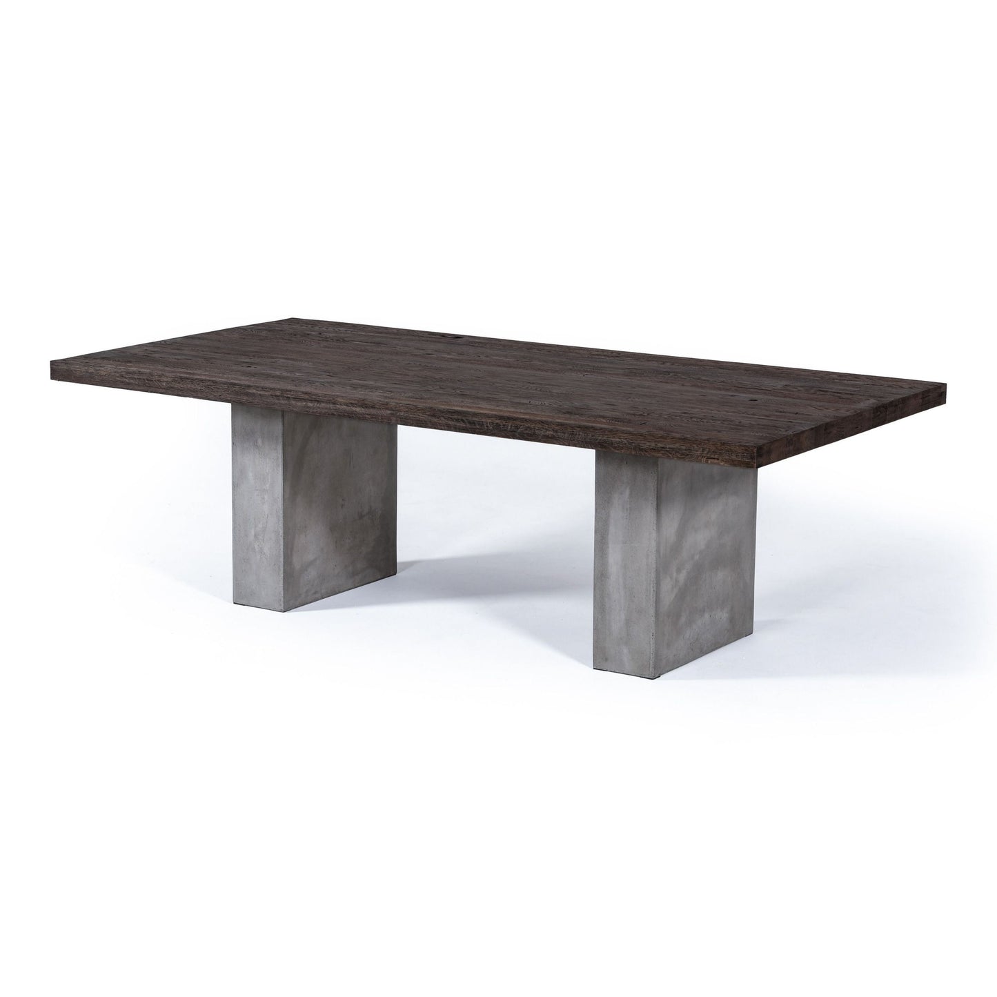 Renzo Oak and Concrete 94 Rectangular Dining Table