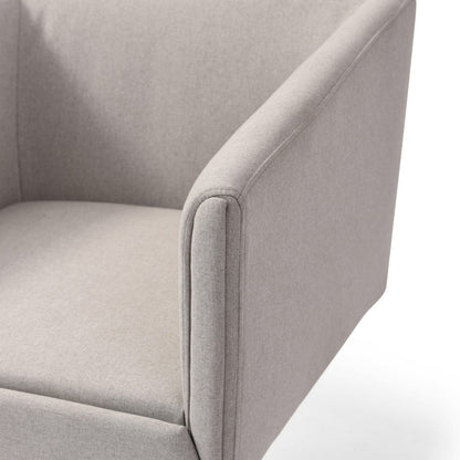 Riaglow Light Grey Fabric Dining Chair
