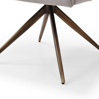 Riaglow Light Grey Fabric Dining Chair